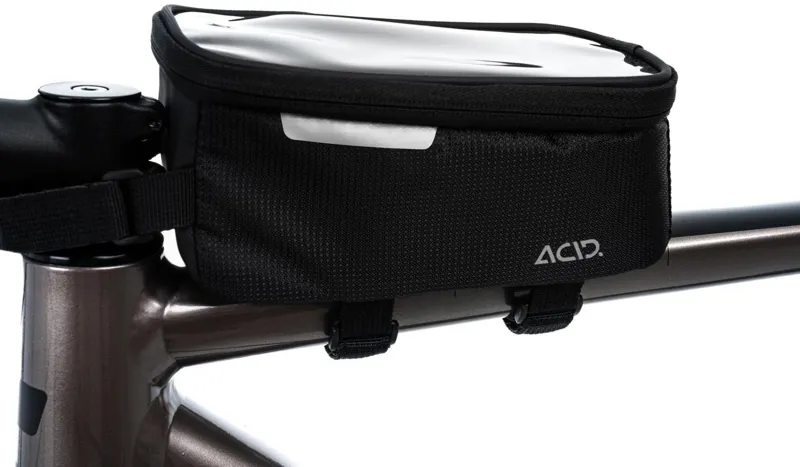 Acid Top Tube View CMPT Frame Bag for Phone in Black-4